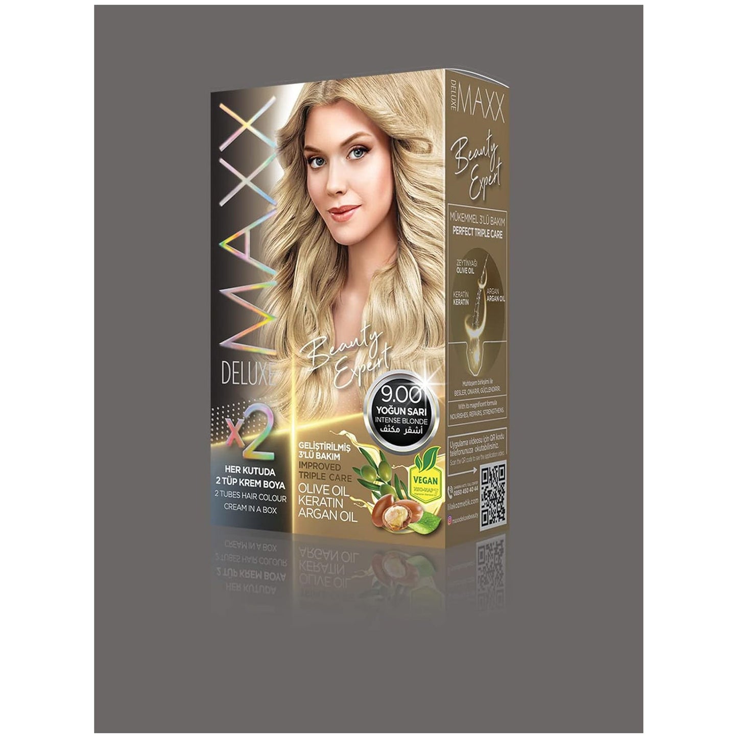 MAXX DELUXE HAIR DYE KIT 9.00
