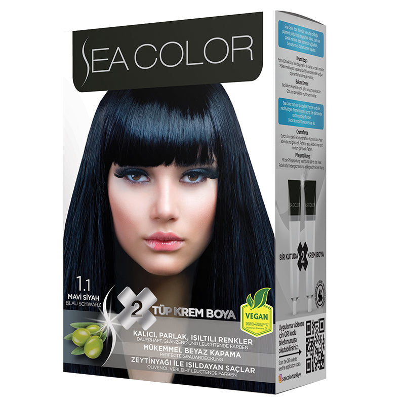 SEA COLOR 1-1 BLUE BLACK