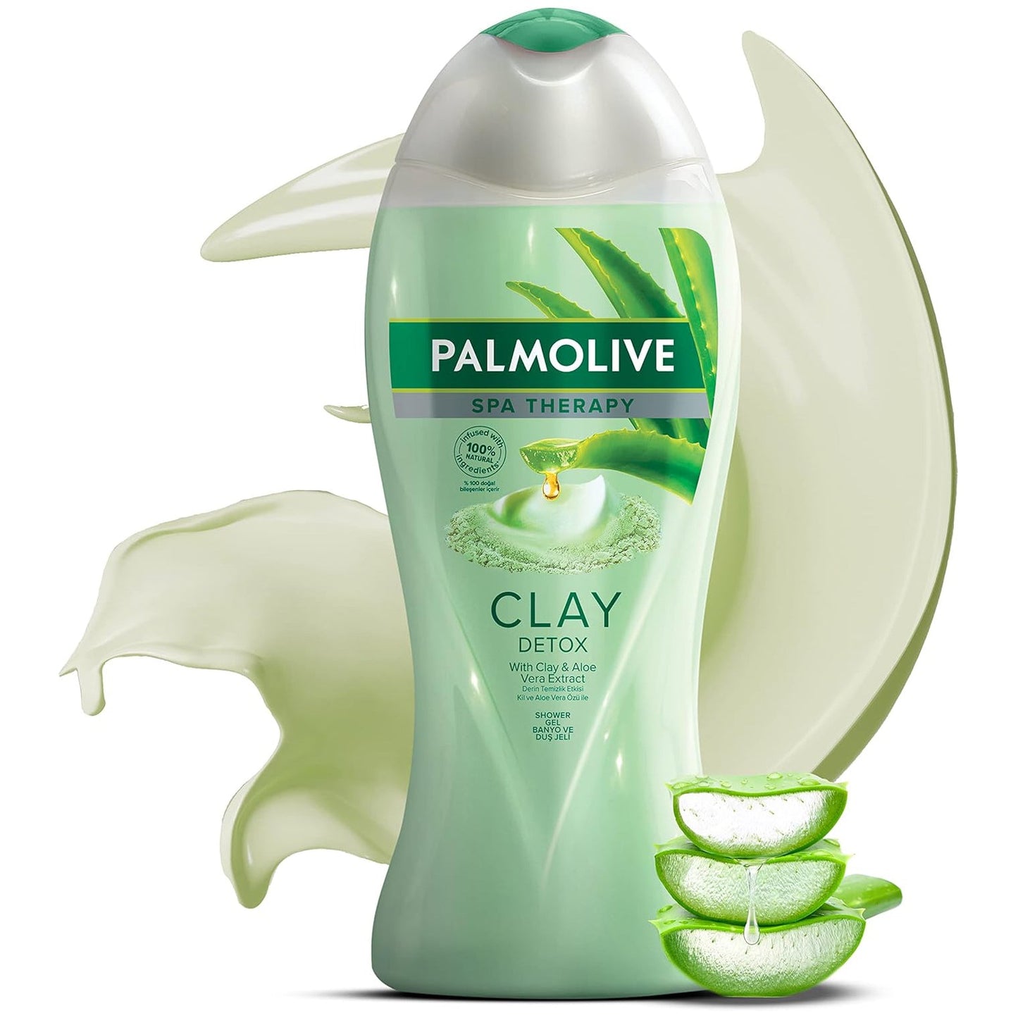 Palmolive Shower Gel, Spa Therapy, Natural Clay Detox, 500ML