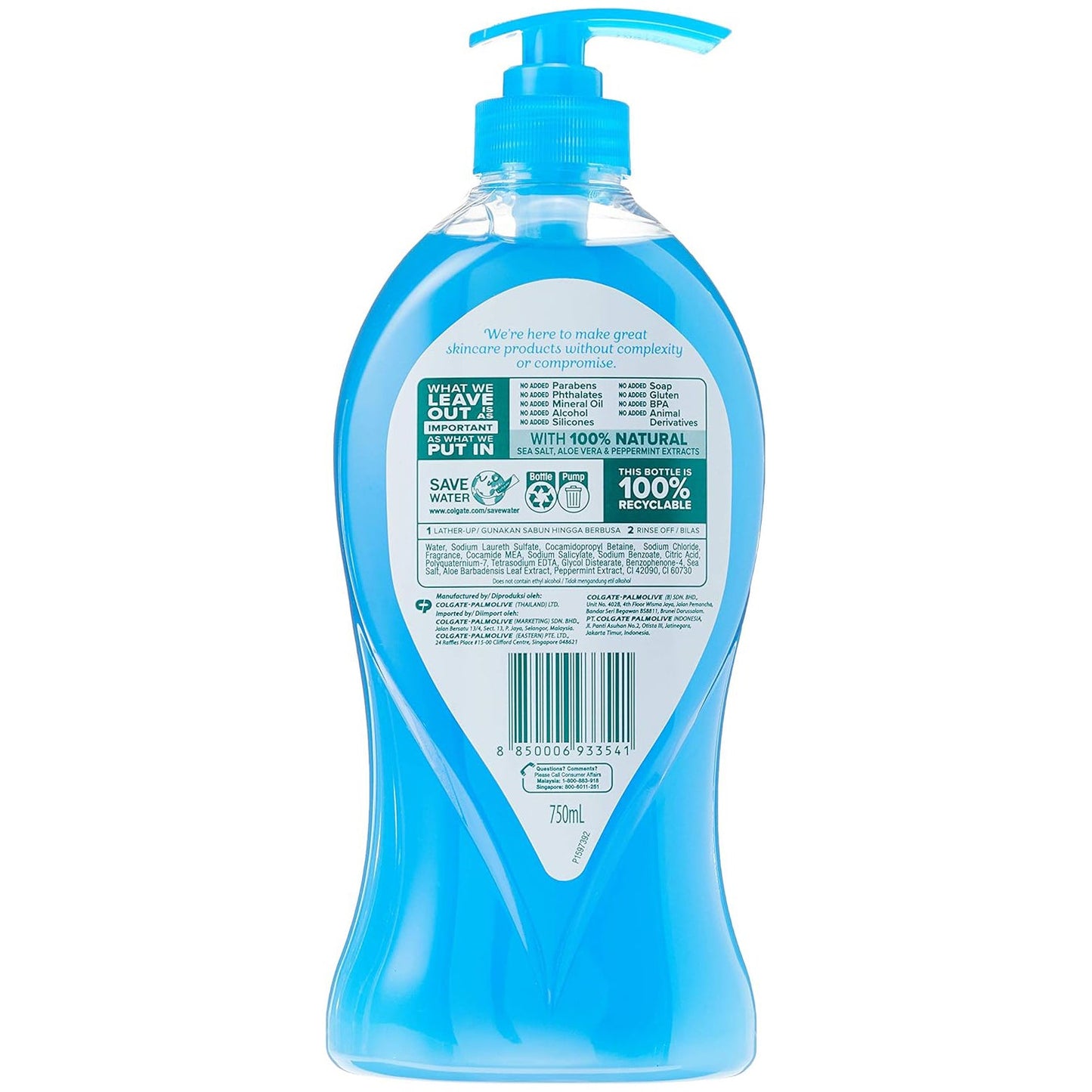 PALMOLIVE S/G MINERAL MASSAGE 750ML