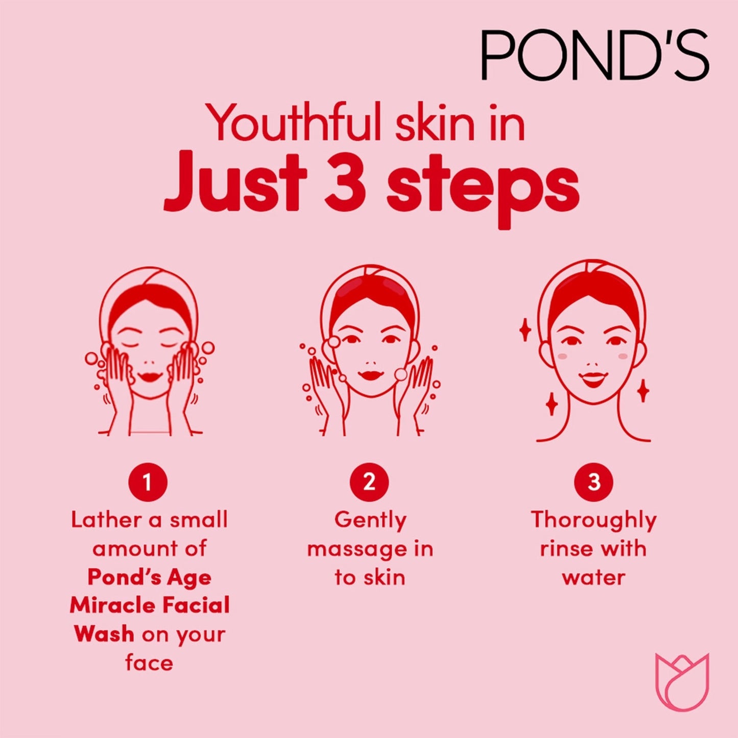 PONDS AGE MIRACLE FACE WASH 100ML
