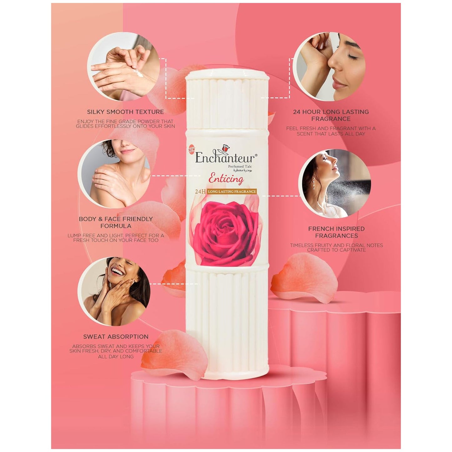 ENCHANTEUR TALC ENTICING 125G
