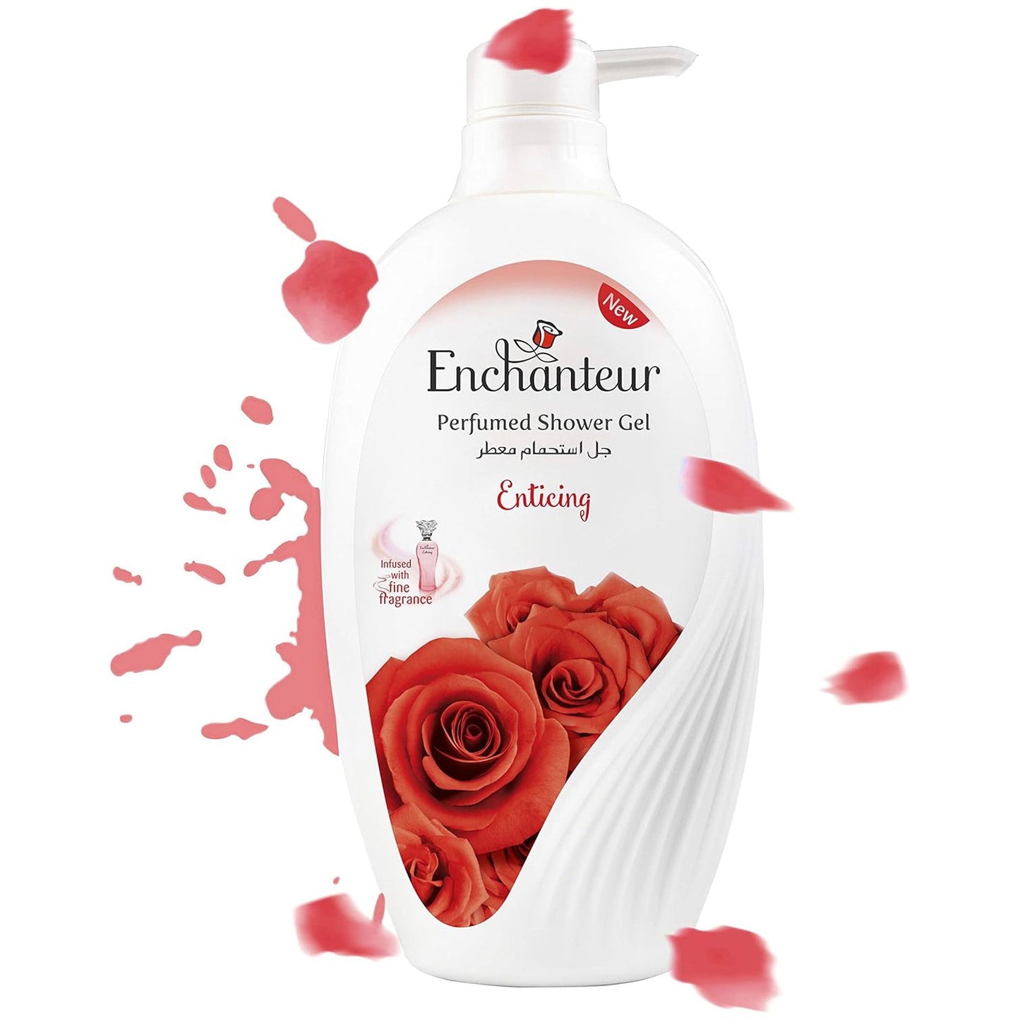 Enchanteur Enticing Shower Gel, Shower Experience With Fine Floral Fragrance, 550ml
