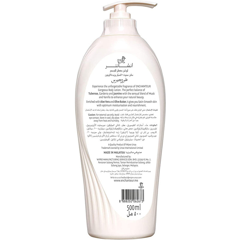 ENCHANTEUR B/L GORGEOUS 500ML