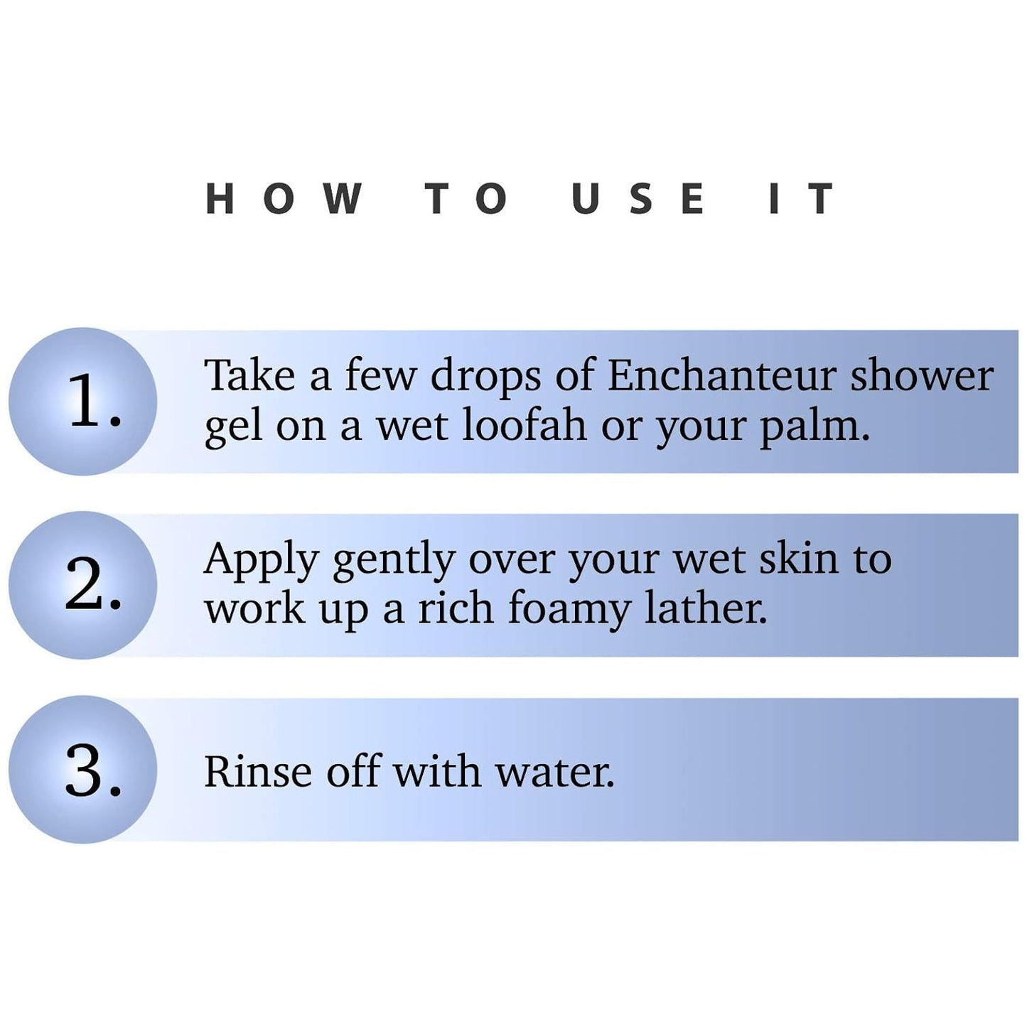 ENCHANTEUR VIVACIOUS SHOWER GEL 550ML
