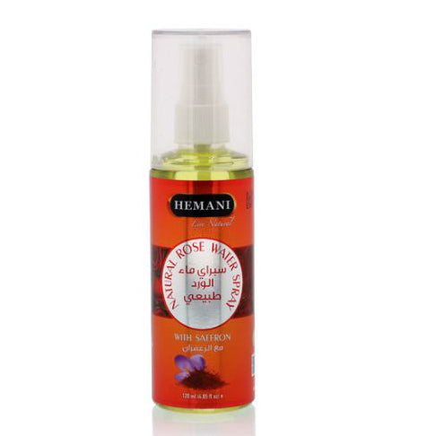 HEMANI ROSE WATER W/ SAFFRON 120ML