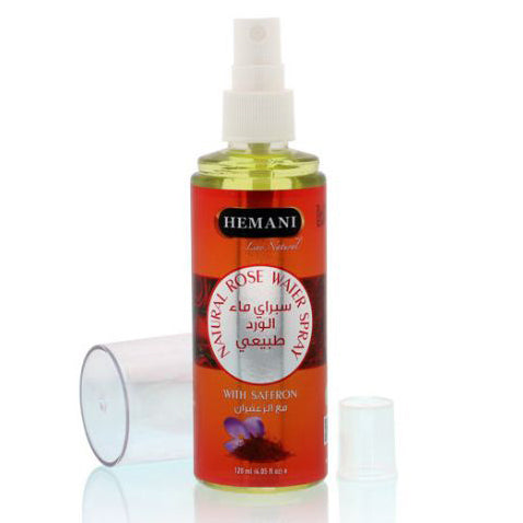 HEMANI ROSE WATER W/ SAFFRON 120ML