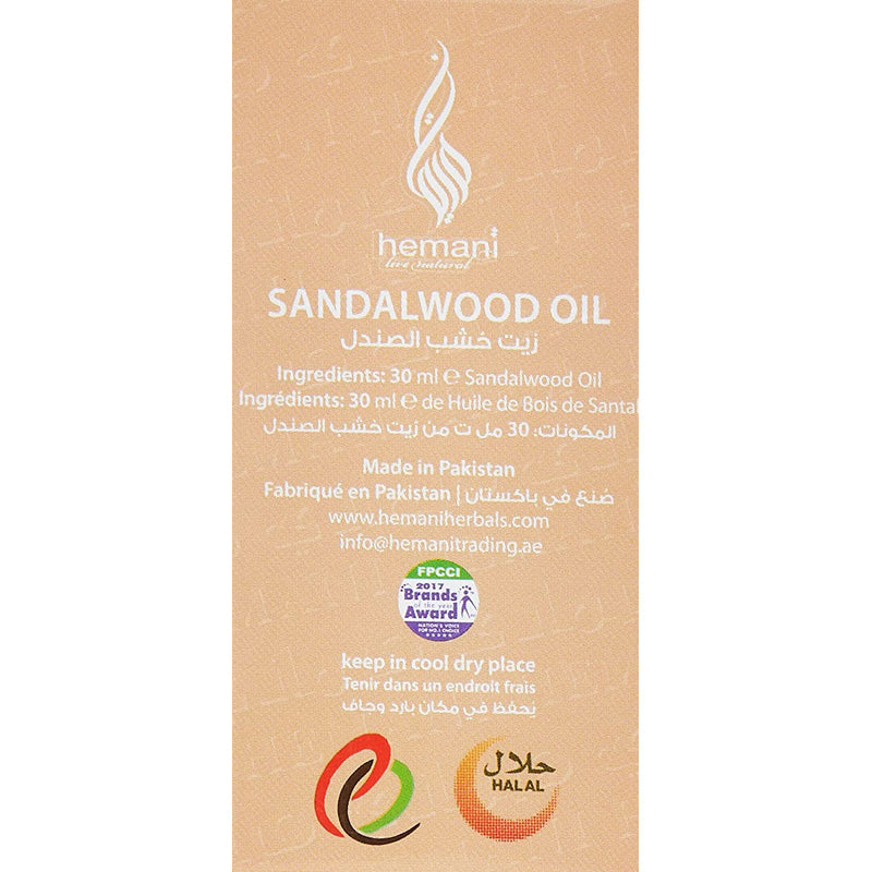 HEMANI OIL SANDALWOOD 30ML