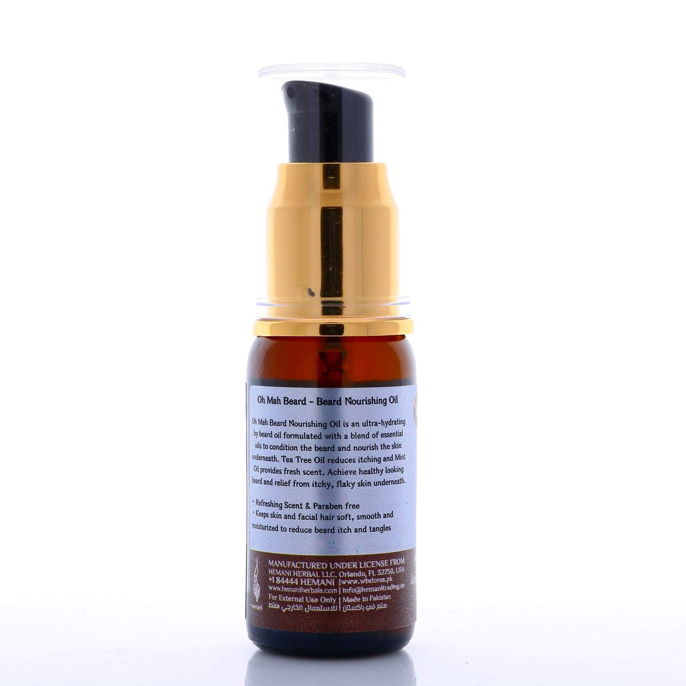HEMANI BEARD OIL AMBER 30ML