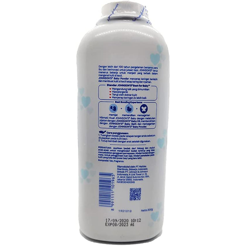 JOHNSONS BABY POWDER WHITE 300G
