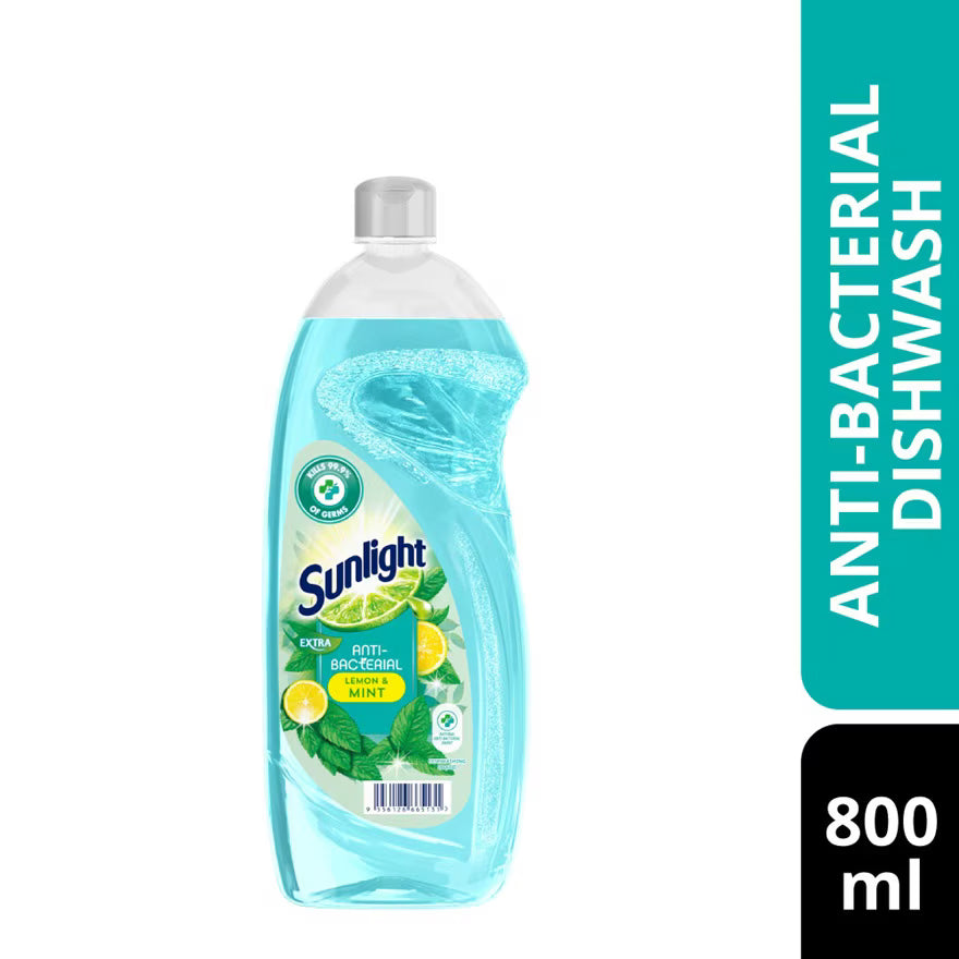 SUNLIGHT ANTI BACTERIAL LEMON & MINT 800ML