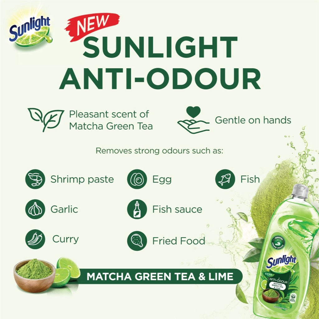 SUNLIGHT ANTI ODOUR DISH WASH 800ML