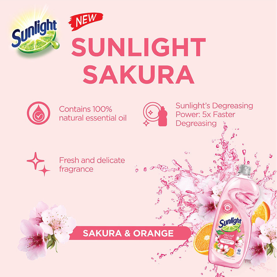 SUNLIGHT SAKURA DISH WASH 800ML