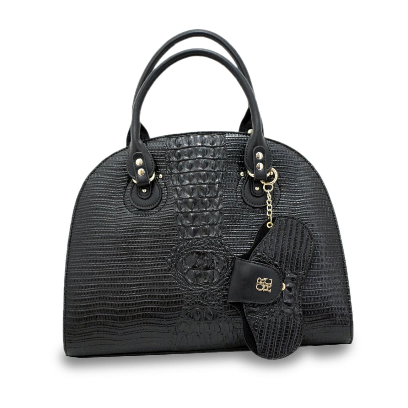 CANARLISA LADIES HANDBAG - KP-8706 - BLACK