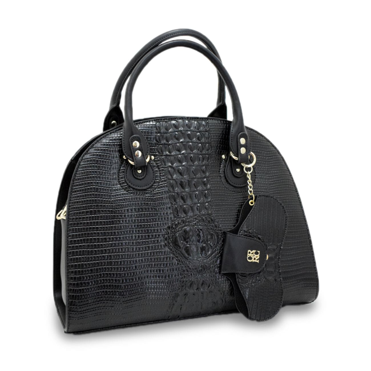 CANARLISA LADIES HANDBAG - KP-8706 - BLACK