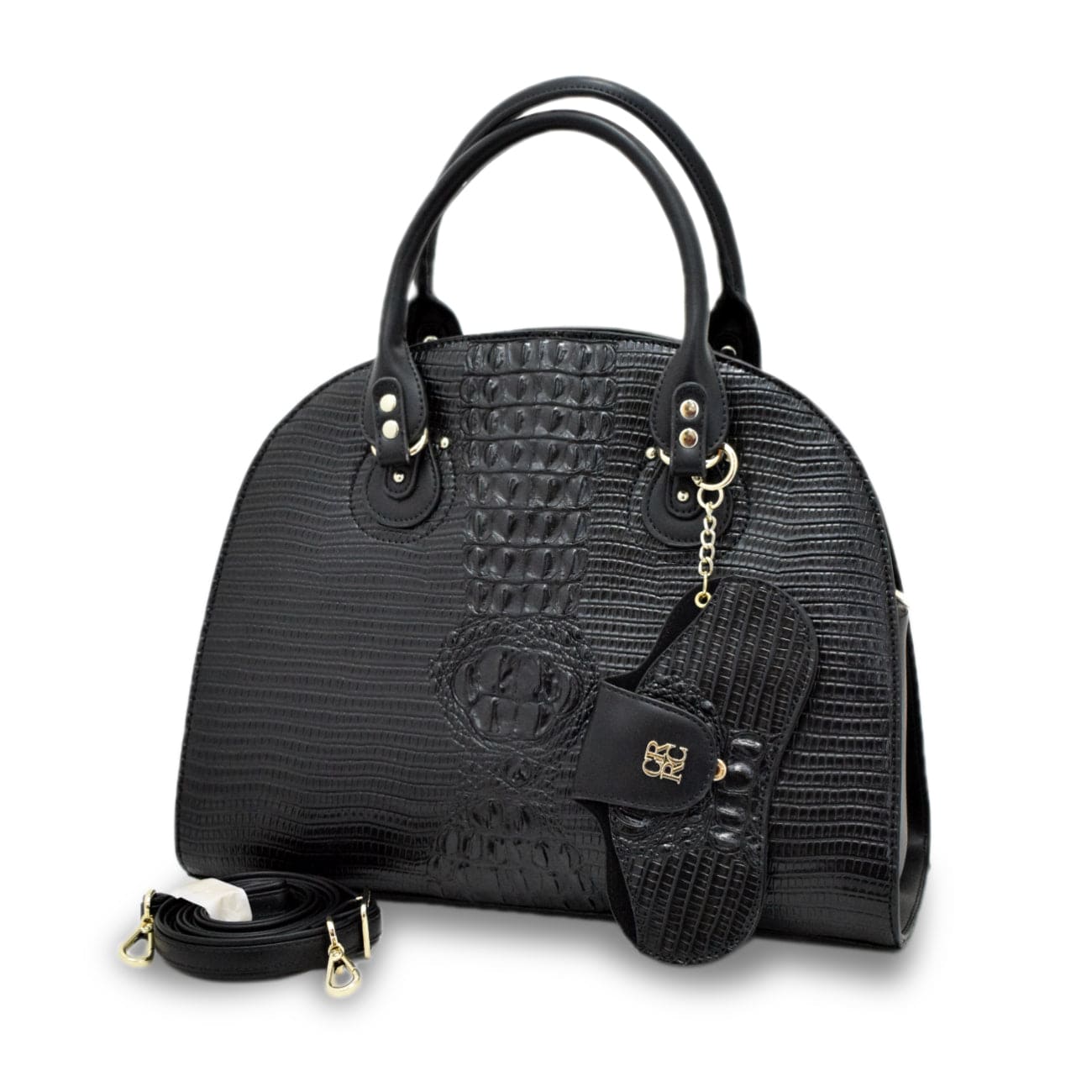 CANARLISA LADIES HANDBAG - KP-8706 - BLACK