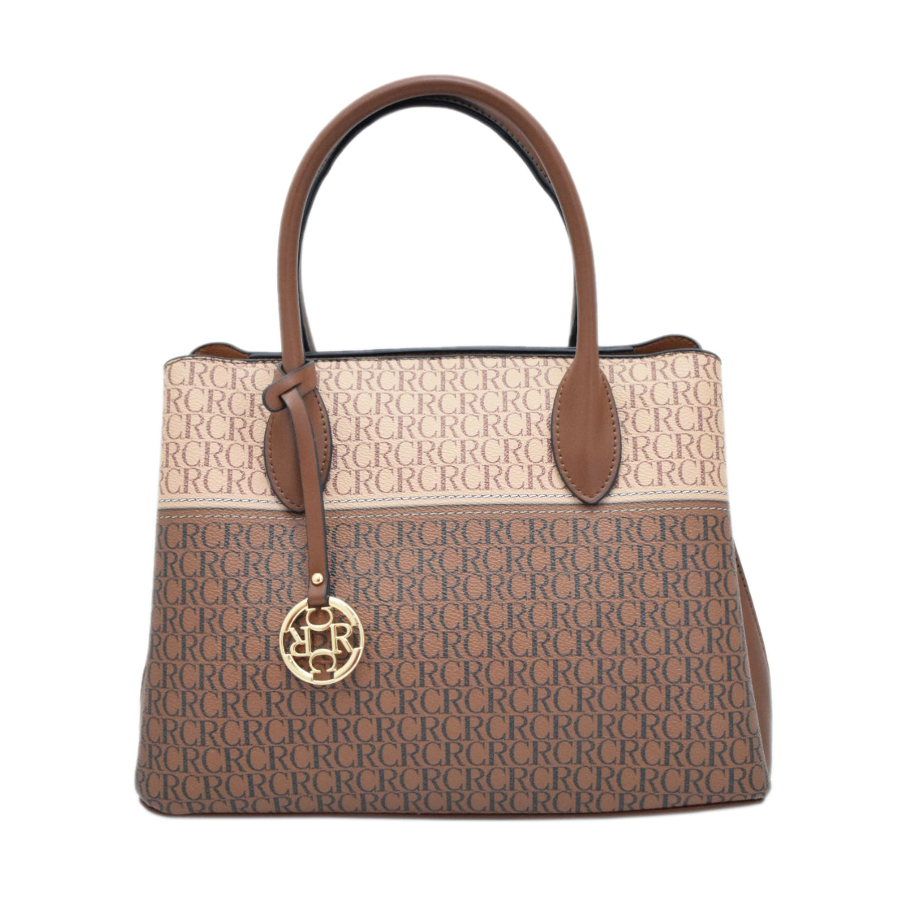 CANARLISA LADIES HANDBAG-581-3 - COFFEE