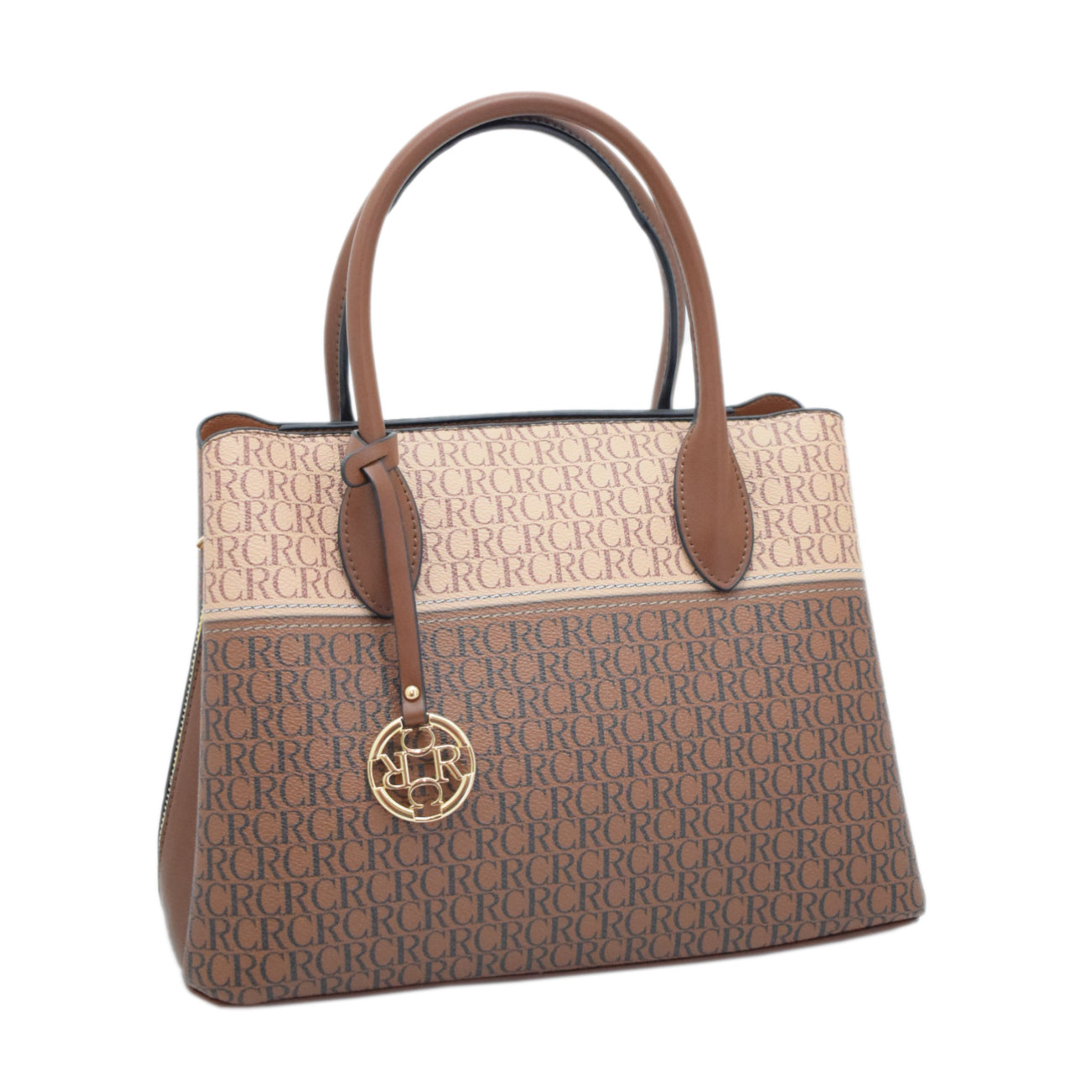 CANARLISA LADIES HANDBAG-581-3 - COFFEE