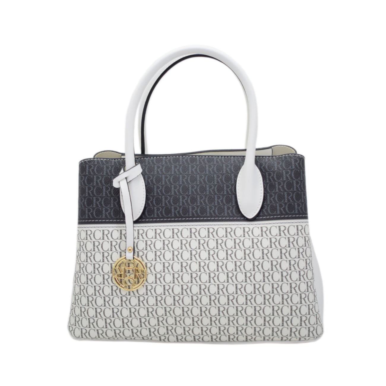 CANARLISA LADIES HANDBAG-581-3 - WHITE