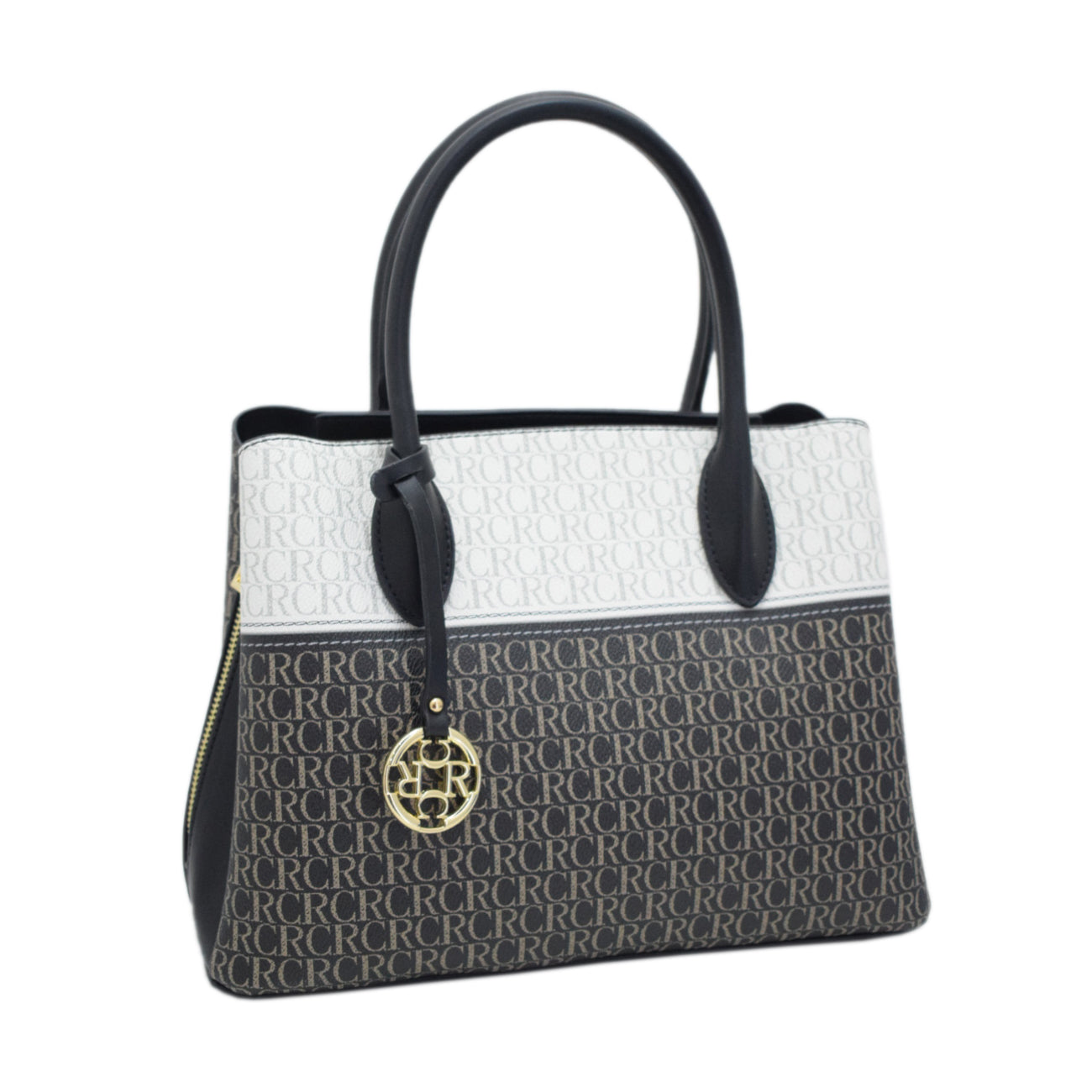 CANARLISA LADIES HANDBAG-581-3 - BLACK