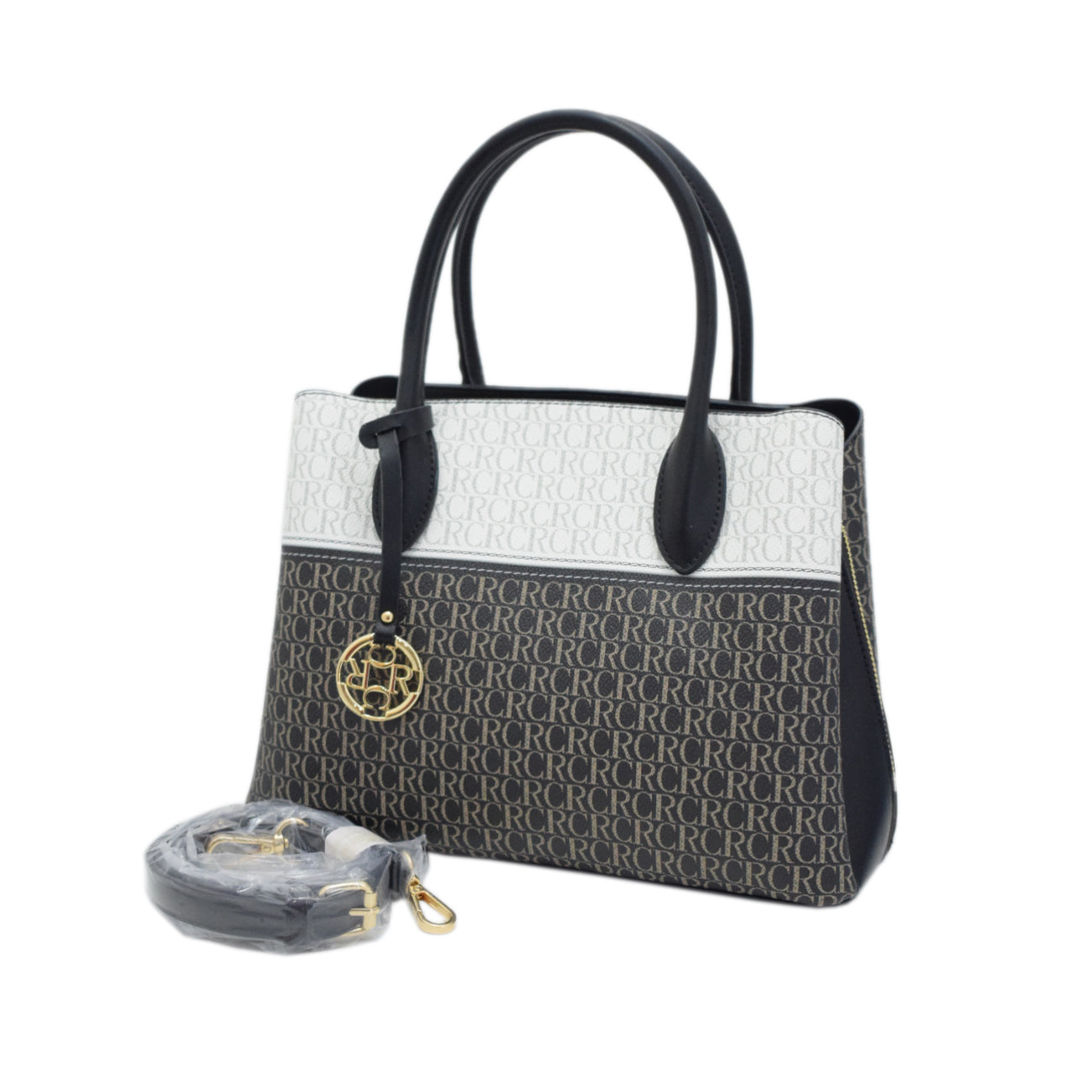 CANARLISA LADIES HANDBAG-581-3 - BLACK