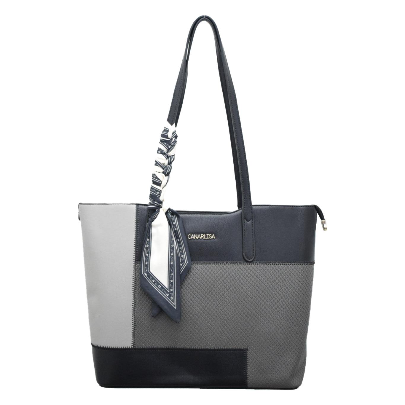 CANARLISA LADIES HANDBAG BLACK