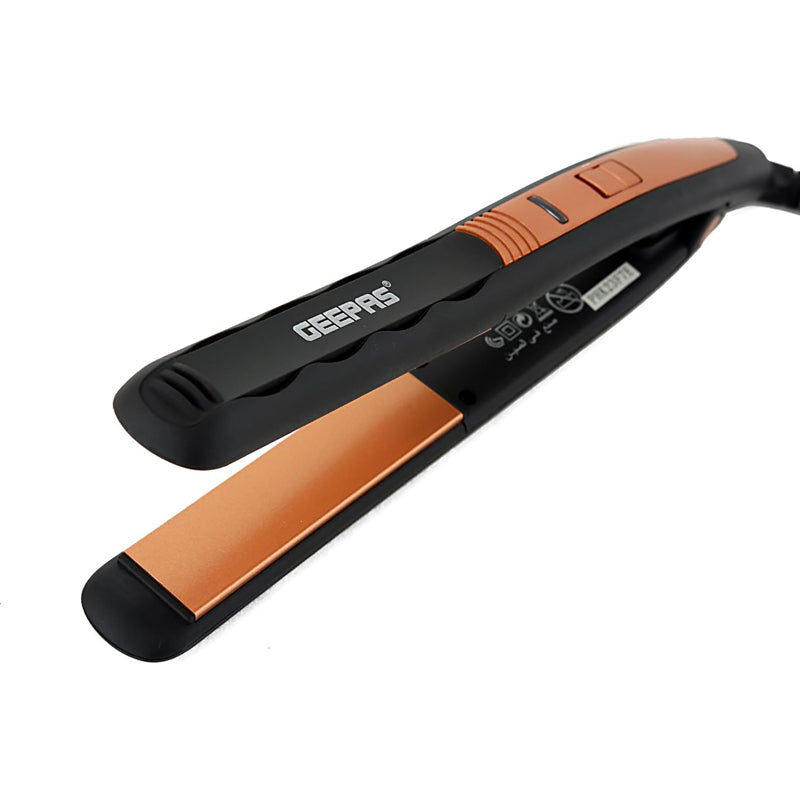 Geepas GH8723 Portable 360-Degree Swivel Cord Hair Straightener with Ceramic Plates GH8723 Geepas