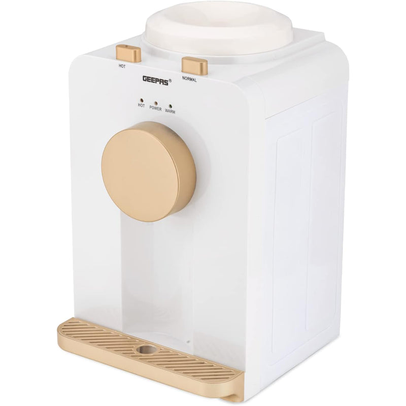 Hot And Normal Water Dispenser, GWD17032 - Stainless Steel Water Tank, Normal and Hot, Two Taps, Exclusive Appearance Design