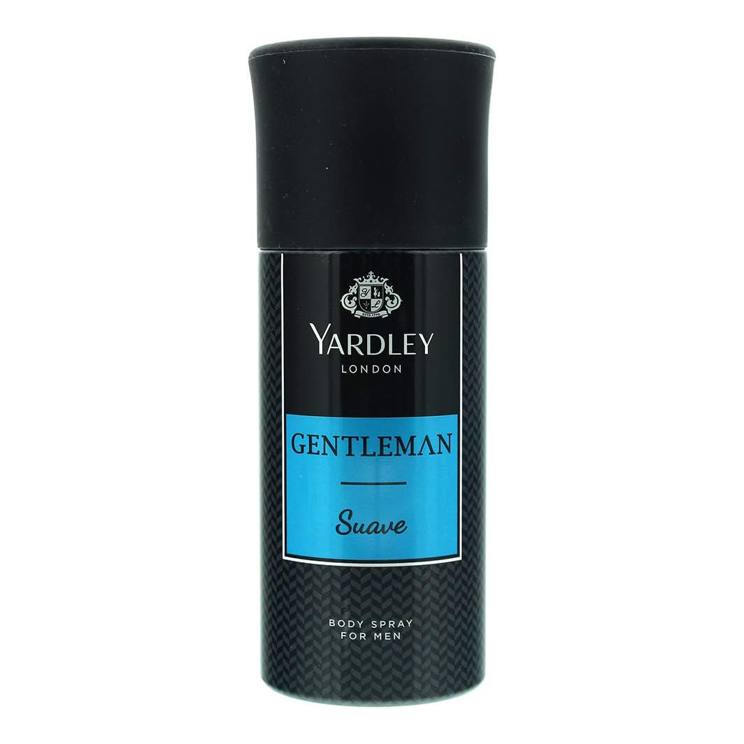 Yardley London Gentleman Suave Body Spray, For Chivalrous Man, Fragrance With Aromatic-Woody-Spicy Notes, 150 ml