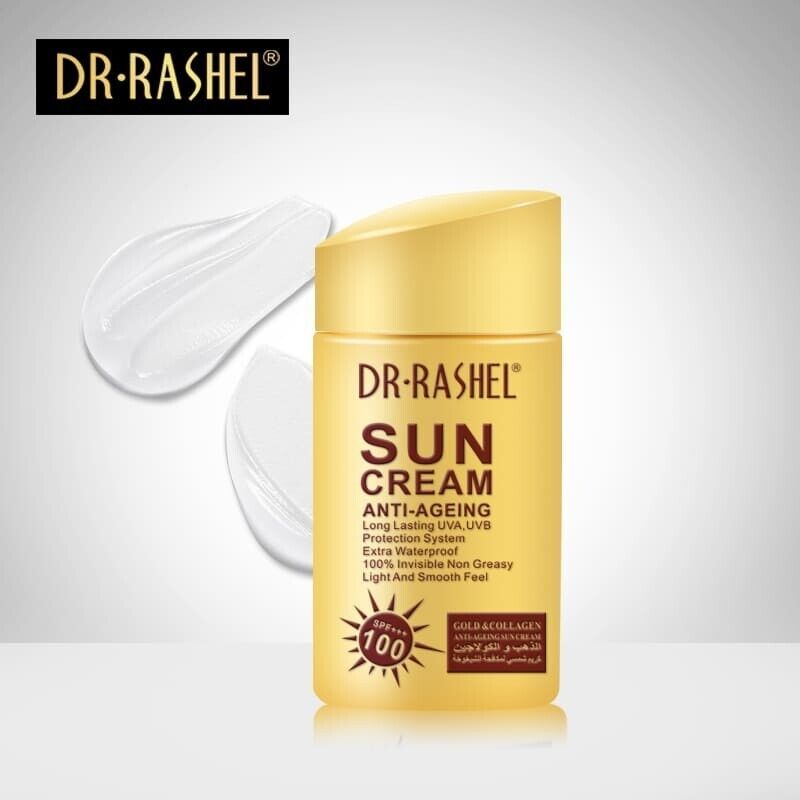 DR RASHEL Sun Cream SPF100 Anti-Ageing UVA/UVB Protection 80g