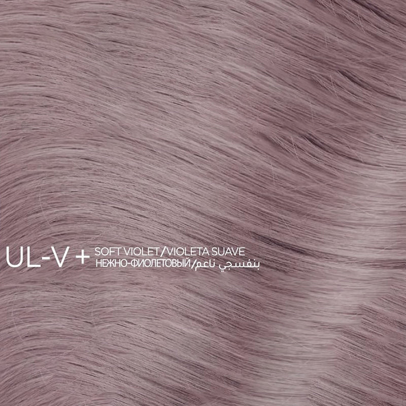 SEA COLOR "HOME COLORIST" - UL-V+ SOFT VIOLET, Professional Hair Dye Set, 2 tubes in a box