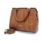 CANARLISA LADIES HANDBAG - BROWN