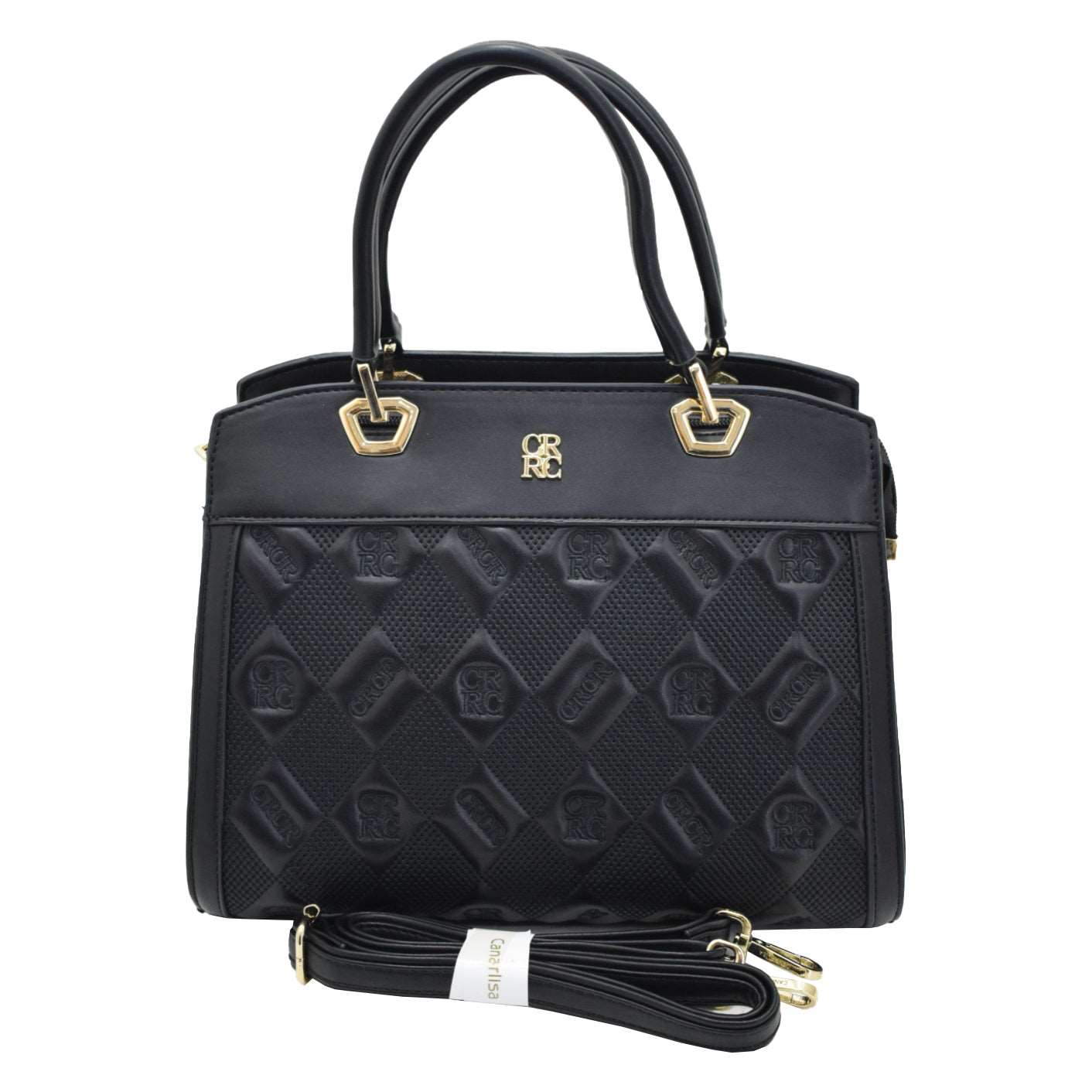 CANARLISA LADIES HANDBAG BLACK