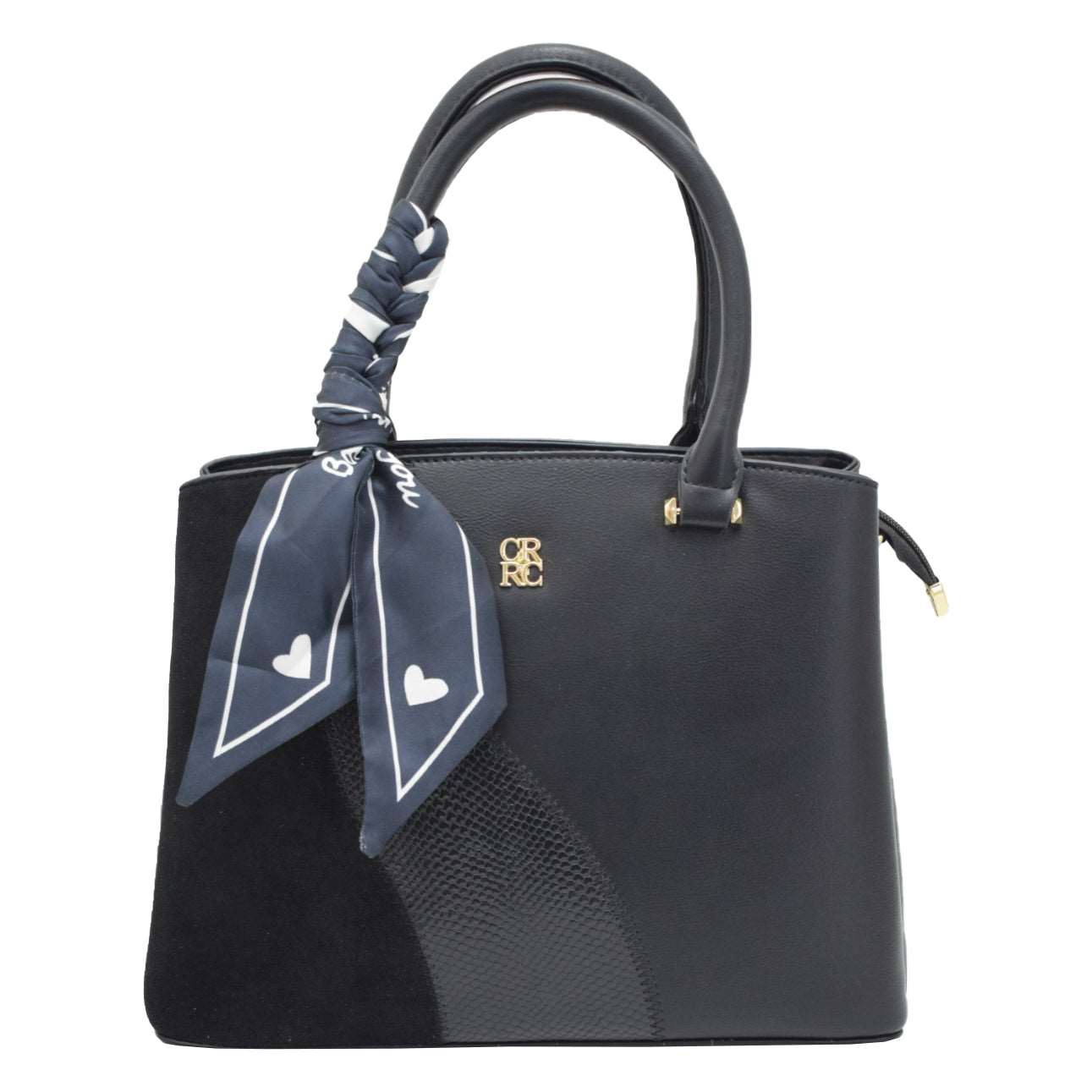 CANARLISA LADIES HANDBAG BLACK