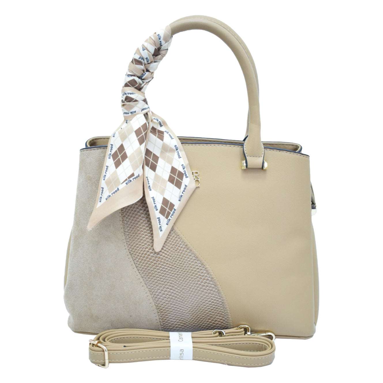 CANARLISA LADIES HANDBAG KHAKI