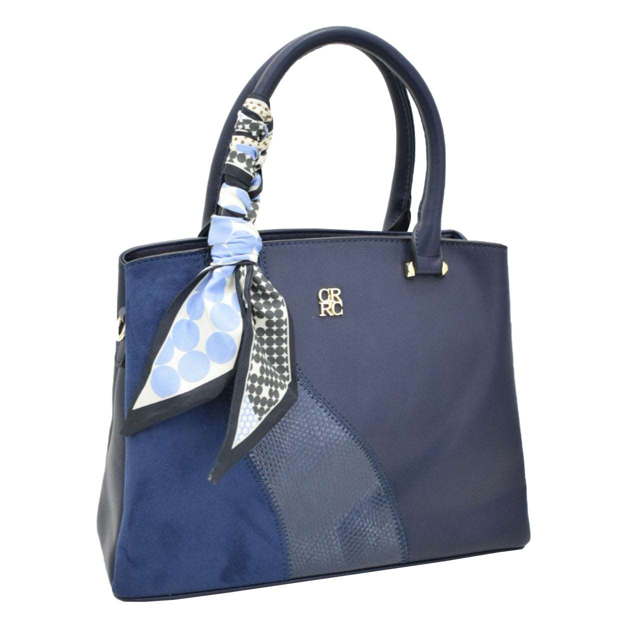 CANARLISA LADIES HANDBAG NAVY BLUE