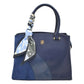 CANARLISA LADIES HANDBAG NAVY BLUE