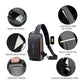 Anti theft Crossbody Sling Bag, Waterproof Chest Daypack with USB Charging, Shoulder Backpack for Men Women for Traveling Casual Cycling Running Hiking Fit for 9.7'' ipad Light Brown