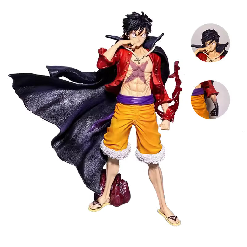 PVC Figure Toy Old and New Emperors Double Dead Change Model Action figure Luffy Anime Luffy toy