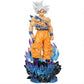 Anime Dragon Ball Z LK Son Goku Ultra Instinct White Hair 33cm Statue Figure Toy