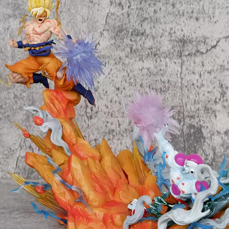 Goku VS Frieza Crafts Souvenirs Toys PVC doll Toy Luminous Figure Gift Anime Dragon Balls Action Figures
