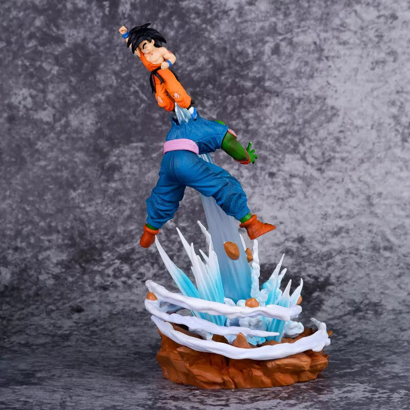 Anime Dragon Ball Piccolo VS Goku Lighted Action Figures Collection Toy Gift Box