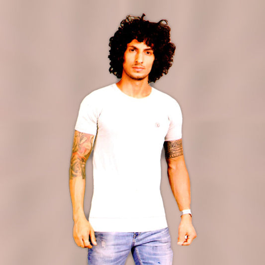 MEN T-SHIRT - BLACK AND WHITE