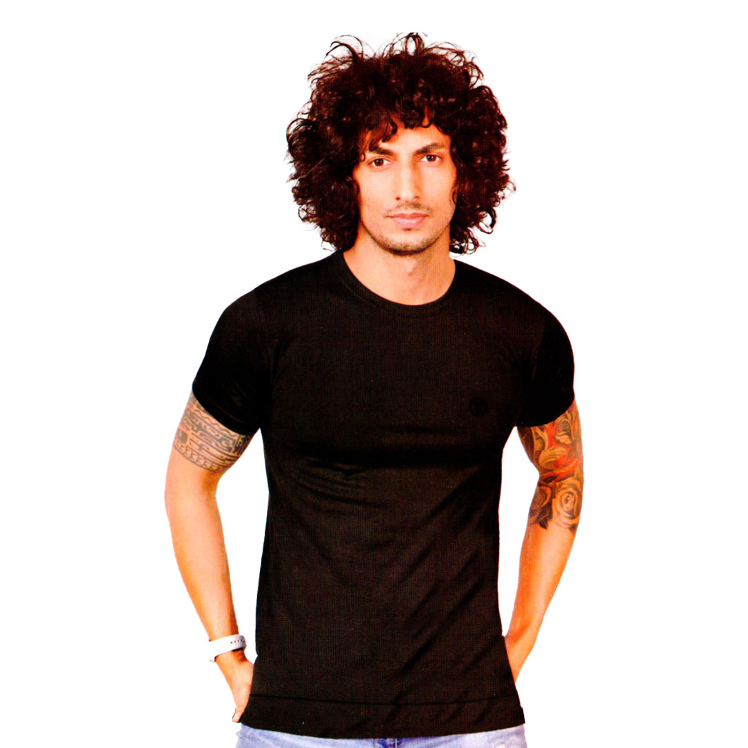 MEN T-SHIRT - BLACK AND WHITE