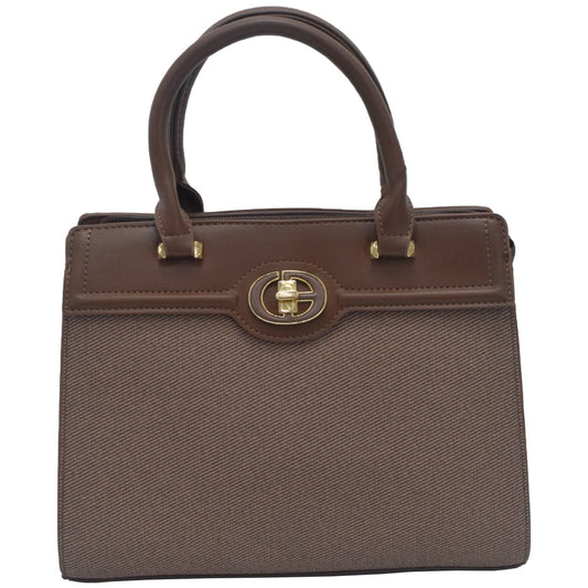 CANARLISA - LADIES HANDBAG -  COFFEE A.CRG-ZH-6937