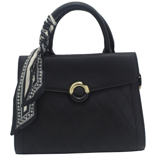 CANARLISA - LADIES HANDBAG -  BLACK A.CRG-KP-8522