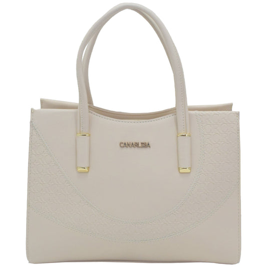 CANARLISA - LADIES HANDBAG -  BEIGE A.CRG-ST0050