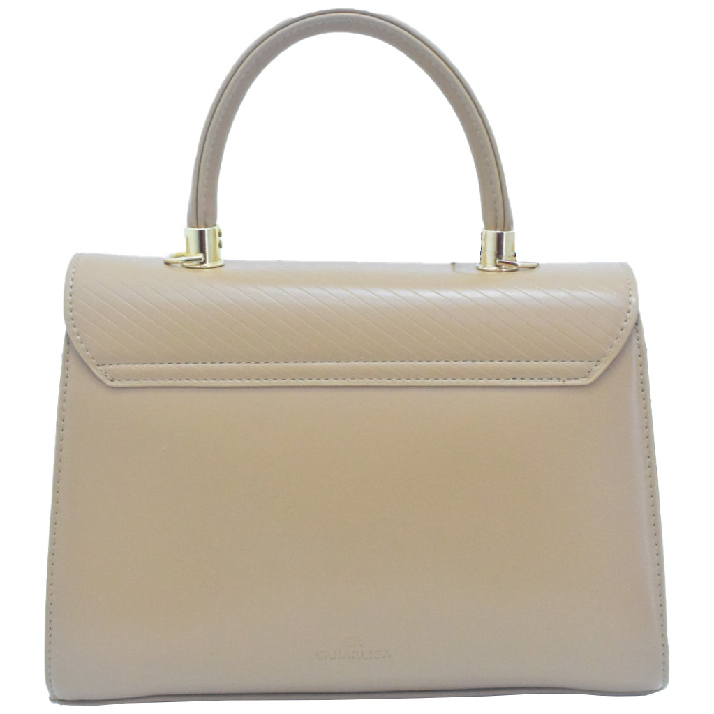 CANARLISA - LADIES HANDBAG -  KHAKI A.CRG-ST0048