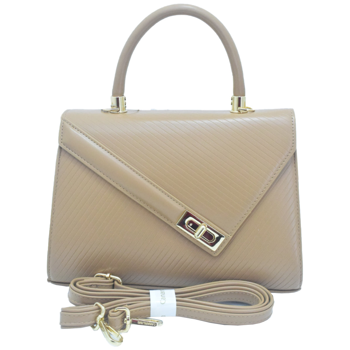 CANARLISA - LADIES HANDBAG -  KHAKI A.CRG-ST0048