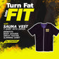 BIG FIT T-SHIRT with Zipper (Sauna, Body Shaper, Slimming) - 6 TO 9 XL